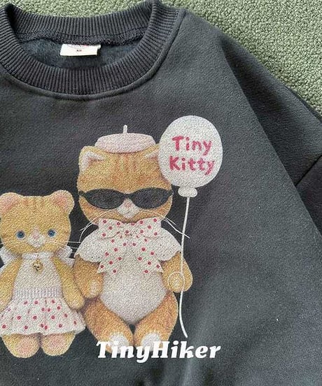 【tiny hiker】Tiny Cat Sweatshirt