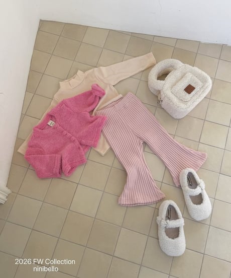 【ninibello】Baby Bunny Bootcut Pants