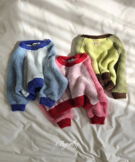 【ellymolly】Sweet Muffin Raglan Sweatshirt