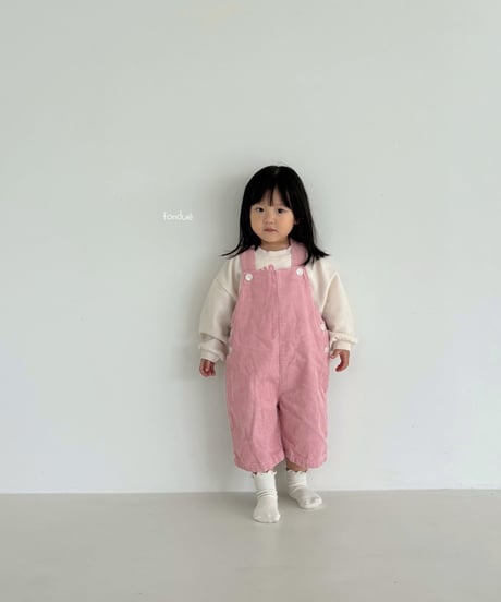 【fondue】corduroy overall