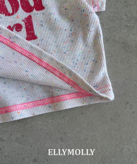 【ellymolly】Rainbow Crop T
