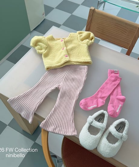 【ninibello】Baby Bunny Bootcut Pants