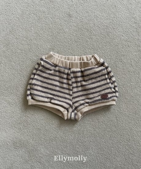 【ellymolly】Woolly Stripe Shorts