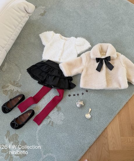 【ninibello】Rococo Suede Skirt