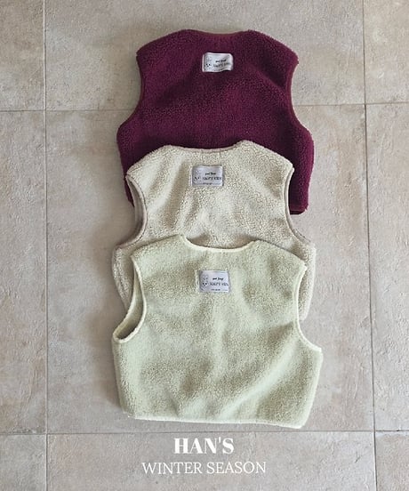 【hans】Kong Kong Sherpa Vest