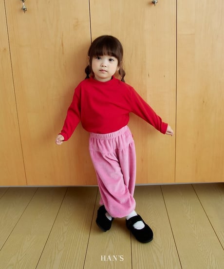 【hans】Daily Fleece Turtleneck Tee