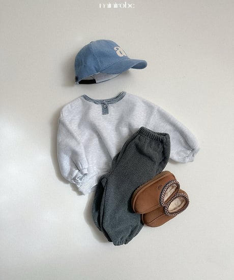 【minirobe】Teddy jogger pants