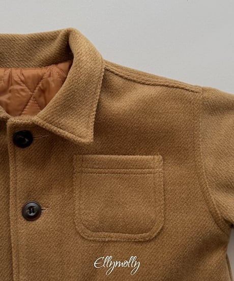 【ellymolly】Soft Wool Coat