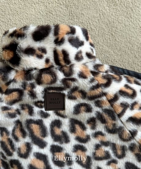 【ellymolly】Free Leopard Jacket