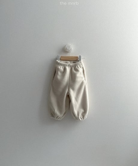 【minirobe】Teddy jogger pants