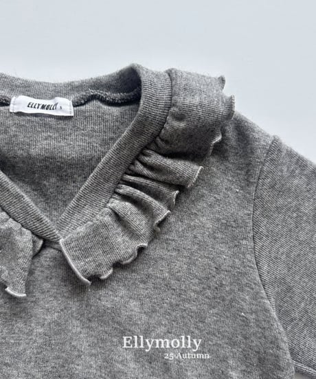 【ellymolly】Native Frill V-Neck Top