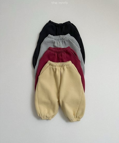 【minirobe】Barrel jogger pants
