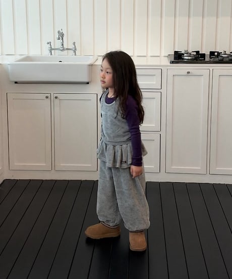 【cantuccistudio】Lavender Skirt Pants (Velour)