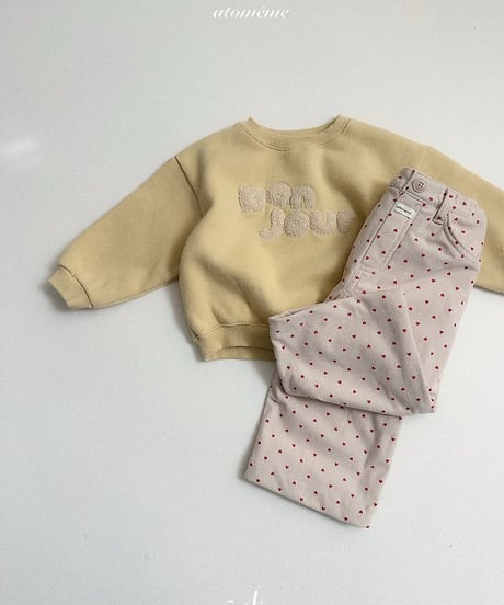 【atomeme】Bonjour Sweatshirt