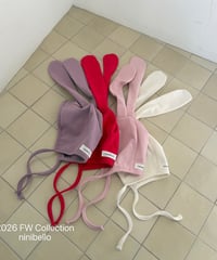 【ninibello】Baby Mochi Bunny Bonnet