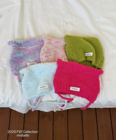【ninibello】ACC Moko Moko Beanie