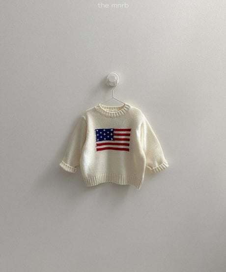 【minirobe】American Knit Sweater