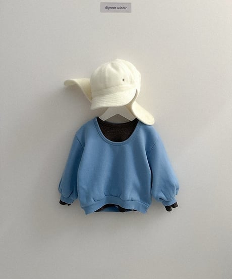 【digreen】Deep U-Neck Sweatshirt