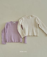 【momoann】Cozy Ribbed Tee