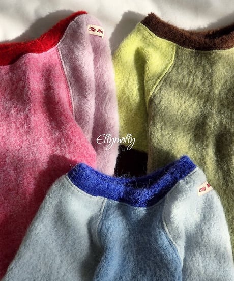 【ellymolly】Sweet Muffin Raglan Sweatshirt