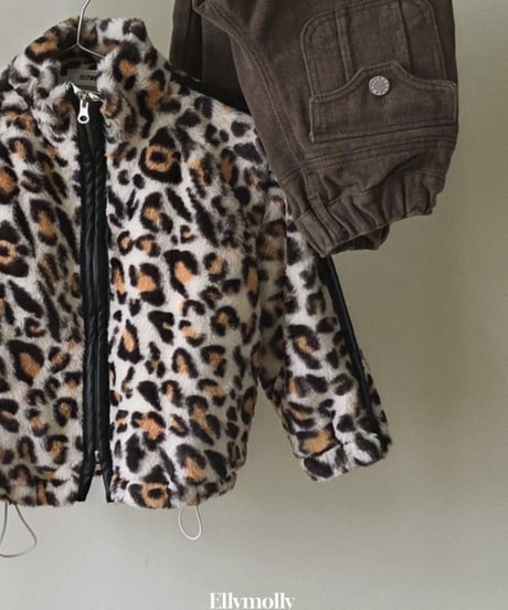 【ellymolly】Free Leopard Jacket