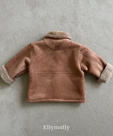 【ellymolly】Soft Two-Tone Mustang Jacket