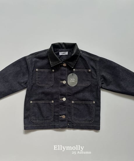 【ellymolly】Rivet Denim Jacket