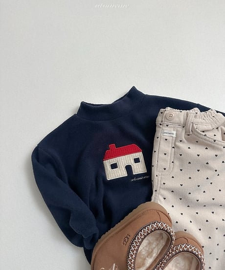 【atomeme】Heart Corduroy Pants
