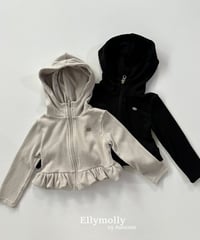 【ellymolly】Balloon Hooded Jacket