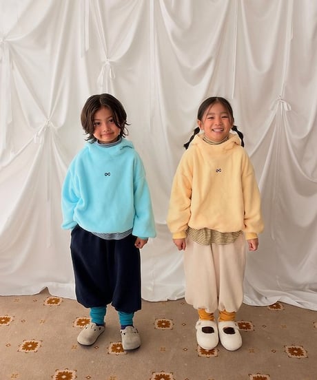 【cantuccistudio】Neck Fleece Sweatshirt