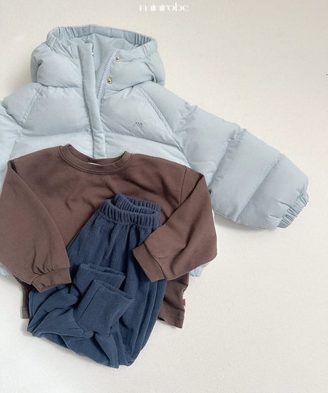 【minirobe】Roro hooded padded jacket