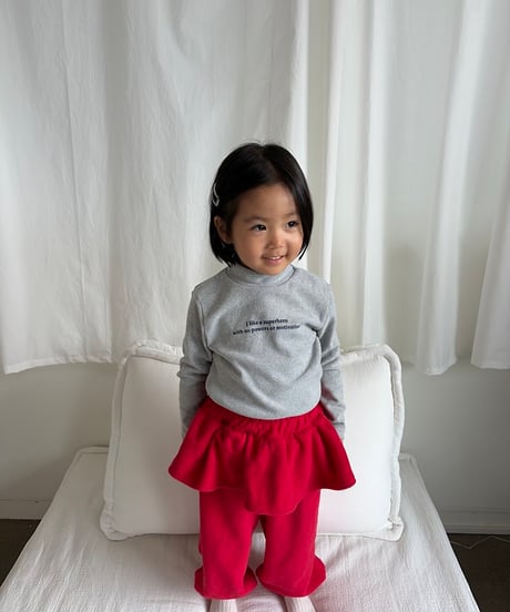 【pepper】Cherry Ruffle Joggers