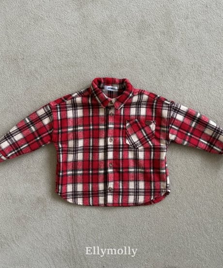 【ellymolly】Merry Check Shirt