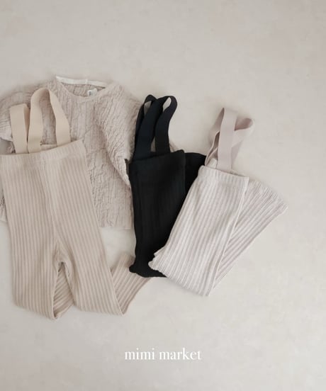 【mimi-maket】Cozy rib pants