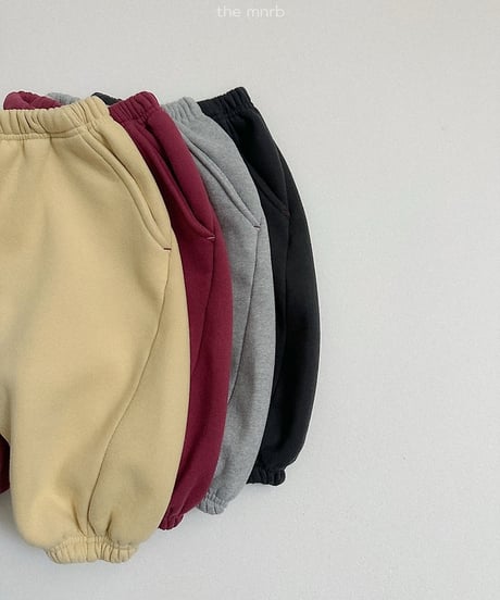 【minirobe】Barrel jogger pants