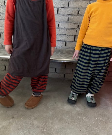 【pie】Carrot Stripe Jogger Pants