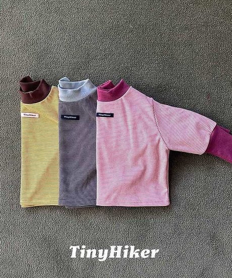 【tiny hiker】Cotton Candy Long Ribbed Cuff Tee