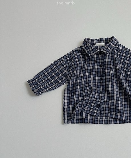【minirobe】Lia Check Shirt