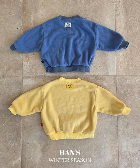【hans】Terry Fleece Sweatshirt
