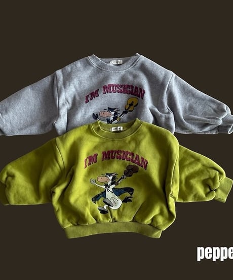 【pepper】Musician Sweatshirt