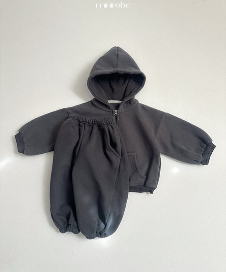 【minirobe】Barrel jogger pants