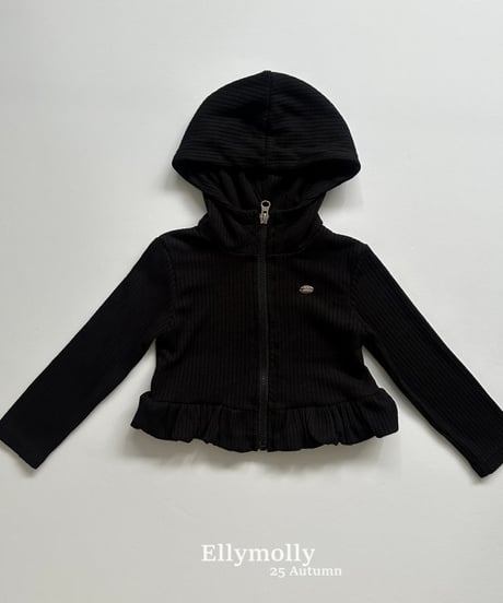 【ellymolly】Balloon Hooded Jacket