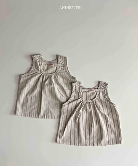 【andbutter】Natural button T