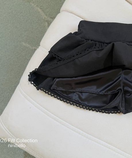 【ninibello】Rococo Suede Skirt