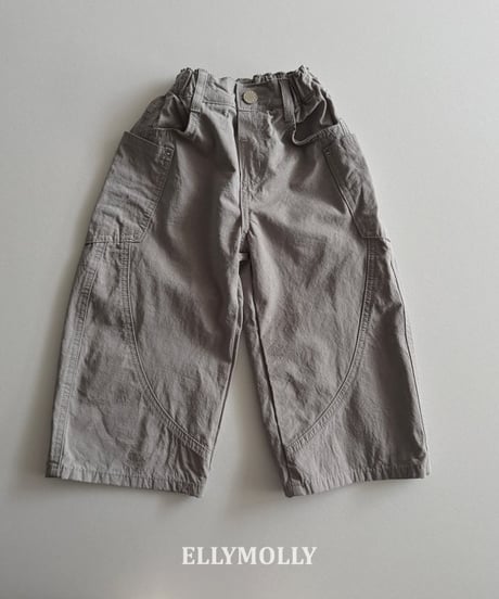 【ellymolly】Pigment Curve Pants