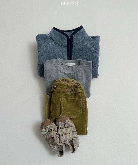 【minirobe】Kiko pocket pants