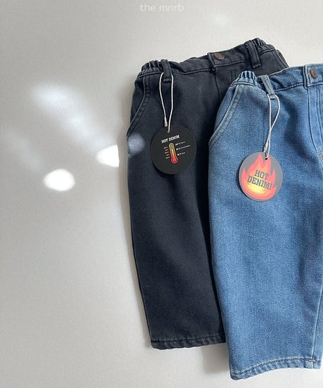 【minirobe】Dart denim pants
