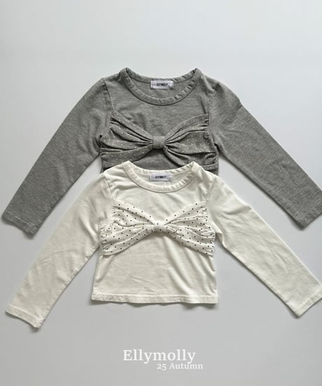 【ellymolly】Joy Ribbon T-Shirt