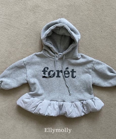 【ellymolly】Balloon Hooded Sweatshirt