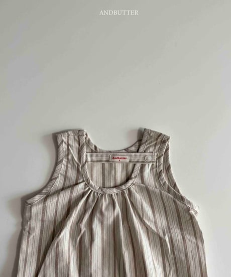 【andbutter】Natural button T